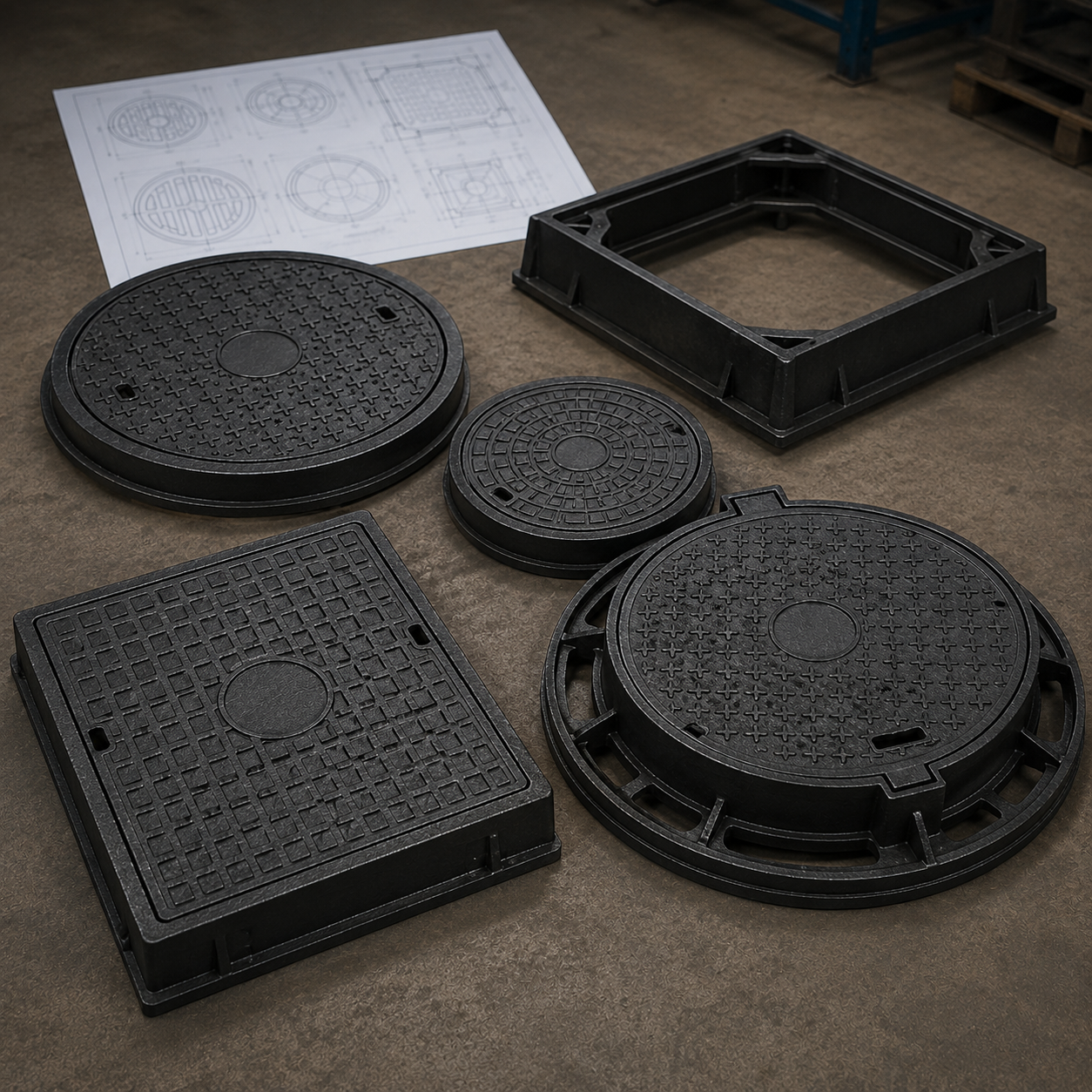Custom Cast Iron Manhole Covers