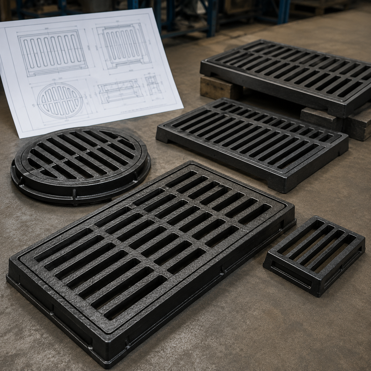 Custom Casting of Cast Iron Grates